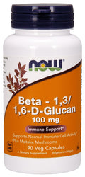 Beta - 1,03-Jan,6-D-Glucan, 100mg - 90 vcaps