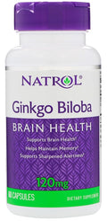 Ginkgo Biloba, 120mg - 60 caps