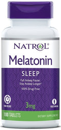 Melatonin Time Release, 3mg - 100 tabs