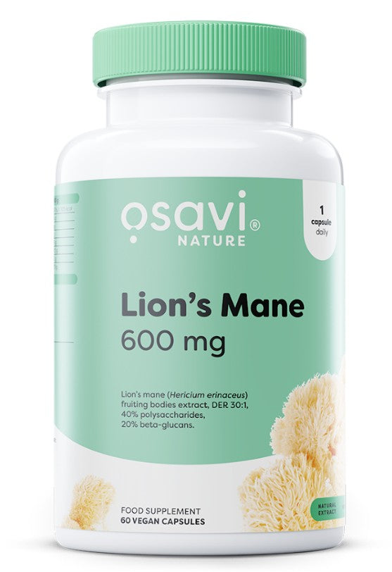 Lion's Mane, 600mg - 60 vegan caps
