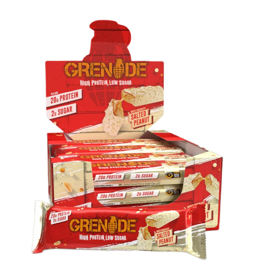 Protein Bars, White Chocolate Salted Peanut (EAN 5060221205276) - 12 x 60g